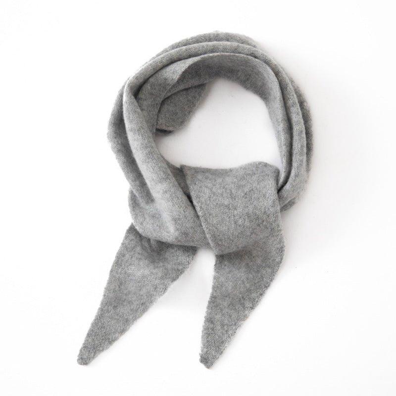Cashmere Shawl Cashmere Triangle Scarf Cashmere Neckerchief Multi Colors Grey M