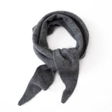 Cashmere Shawl Cashmere Triangle Scarf Cashmere Neckerchief Multi Colors Dark Grey M