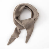 Cashmere Shawl Cashmere Triangle Scarf Cashmere Neckerchief Multi Colors Taupe M