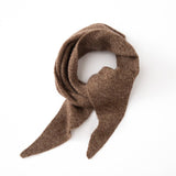 Cashmere Shawl Cashmere Triangle Scarf Cashmere Neckerchief Multi Colors Brown M