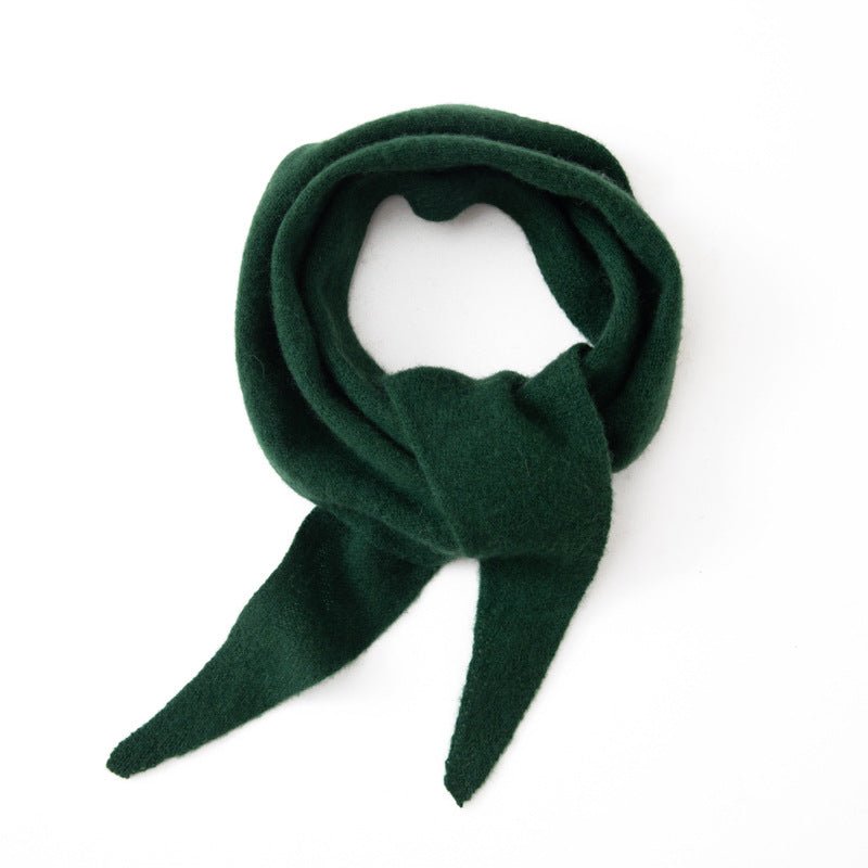 Cashmere Shawl Cashmere Triangle Scarf Cashmere Neckerchief Multi Colors Green M
