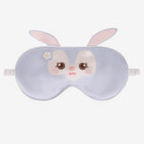 Cute Kids Silk Eye Mask Cartoon Animal and Fruit Designs Silk Sleep Mask Lilac S