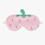 Cute Kids Silk Eye Mask Cartoon Animal and Fruit Designs Silk Sleep Mask Light Pink S