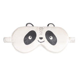 Cute Kids Silk Eye Mask Fun Educational Science Printed Silk Sleep Eye Mask White S