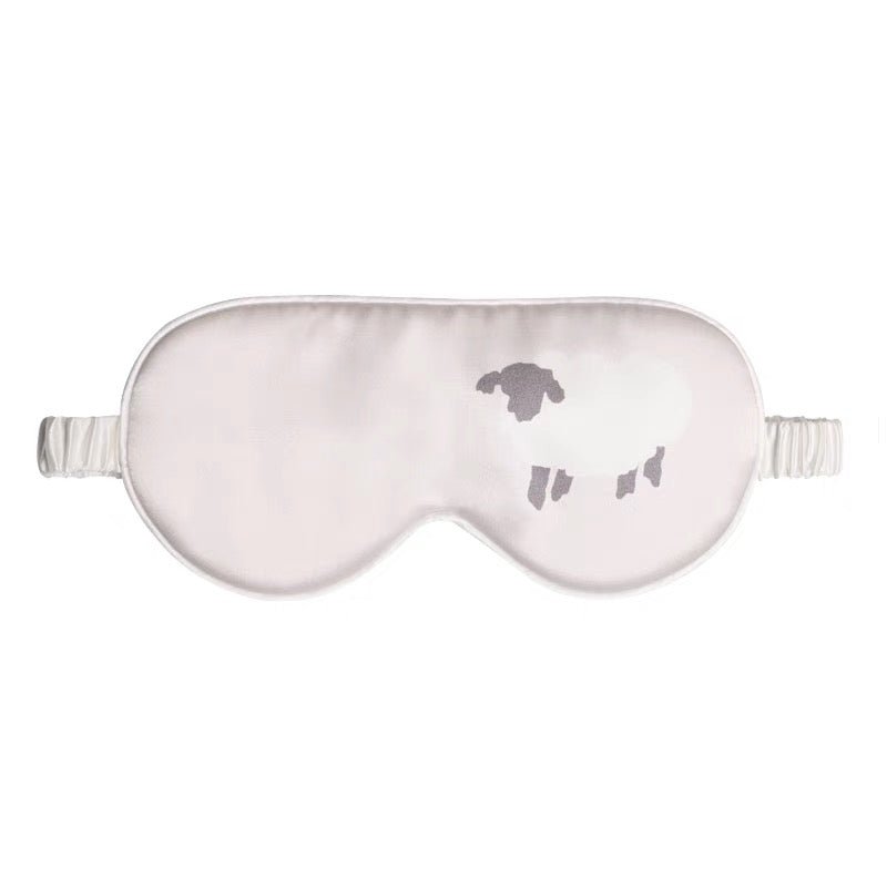 Cute Kids Silk Eye Mask Fun Educational Science Printed Silk Sleep Eye Mask Soft Pink S