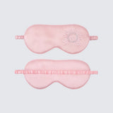 Kids Silk Eye Mask Ocean and Nature Inspired Designs Silk Eye Mask Blush Pink S