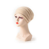 Diamond Wave Cashmere Beanie for Women Textured Cashmere Knit Hat Beige M