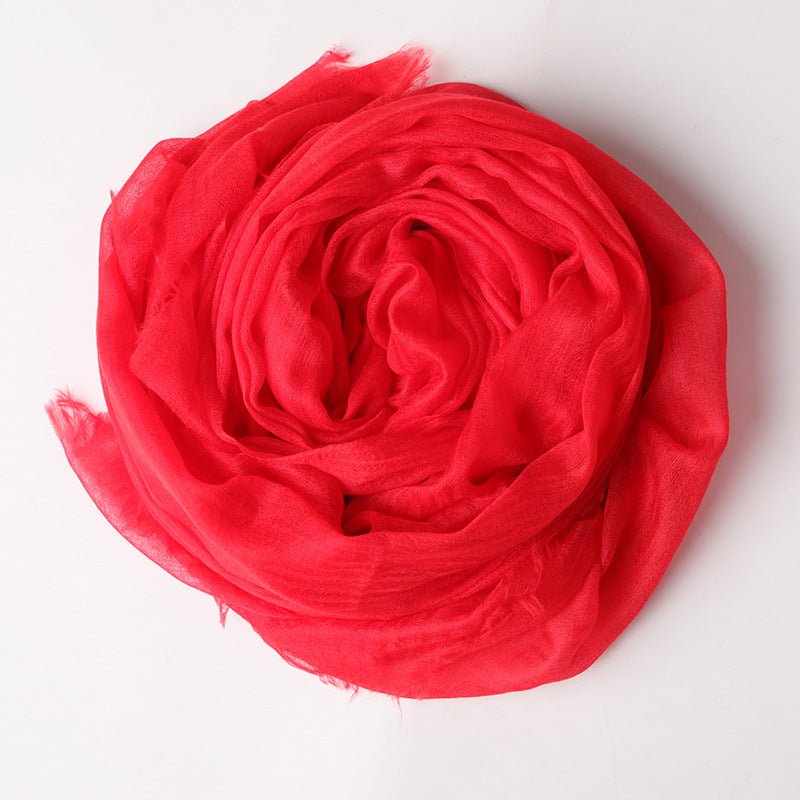 Featherlight Cashmere Scarf Women Cashmere Shawl Cashmere Wrap Pashminas Travel Wrap Cherry Red XL