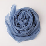 Featherlight Cashmere Scarf Women Cashmere Shawl Cashmere Wrap Pashminas Travel Wrap Slate Blue XL