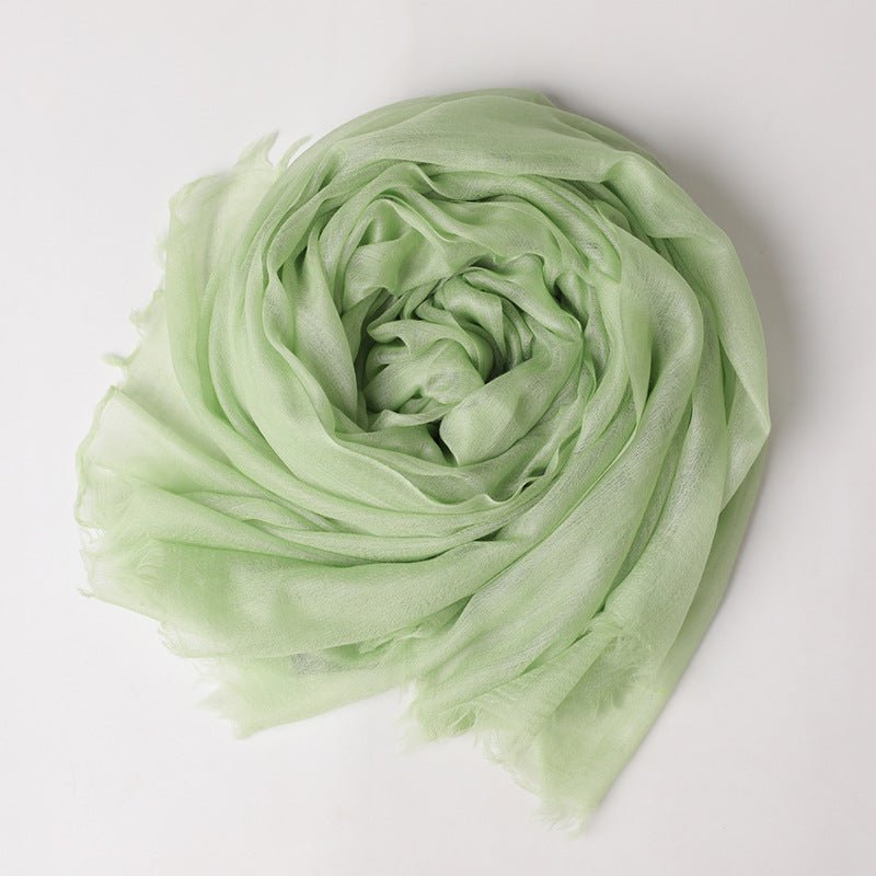 Featherlight Cashmere Scarf Women Cashmere Shawl Cashmere Wrap Pashminas Travel Wrap Light Mint XL