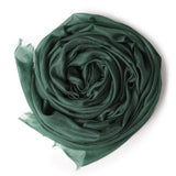 Featherlight Cashmere Scarf Women Cashmere Shawl Cashmere Wrap Pashminas Travel Wrap Forest Green XL