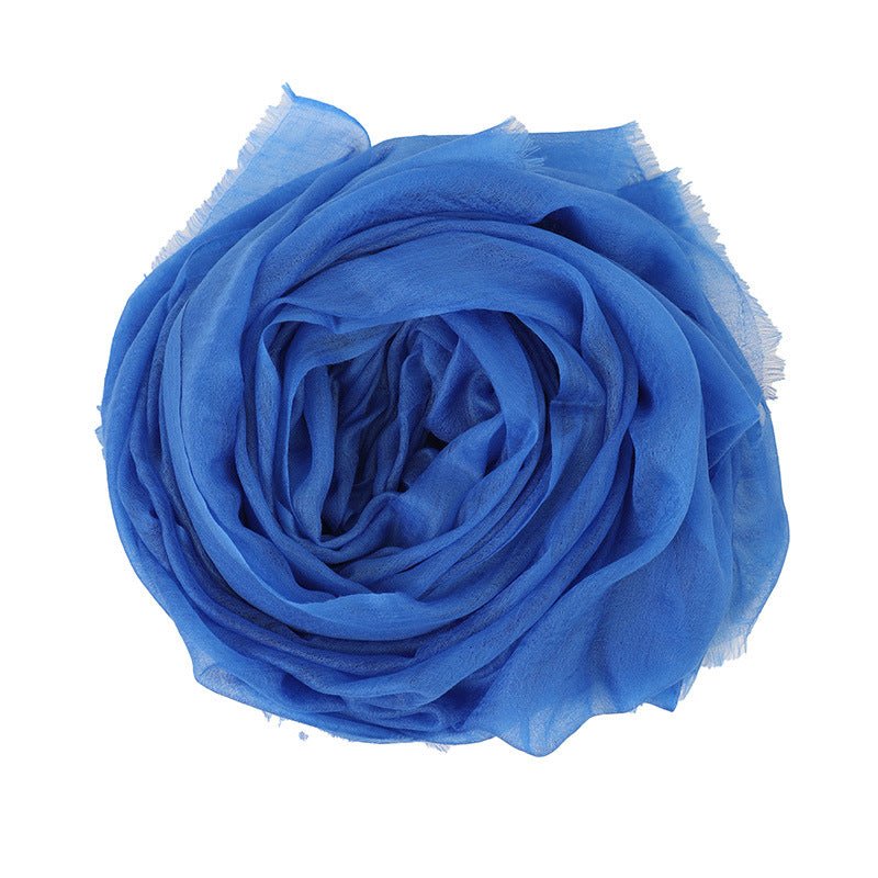 Featherlight Cashmere Scarf Women Cashmere Shawl Cashmere Wrap Pashminas Travel Wrap Cobalt Blue XL