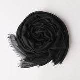 Featherlight Cashmere Scarf Women Cashmere Shawl Cashmere Wrap Pashminas Travel Wrap Black XL