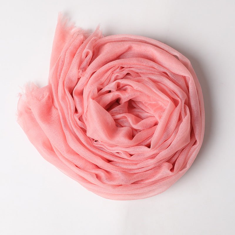 Featherlight Cashmere Scarf Women Cashmere Shawl Cashmere Wrap Pashminas Travel Wrap Rose Pink XL