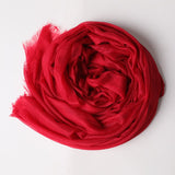 Featherlight Cashmere Scarf Women Cashmere Shawl Cashmere Wrap Pashminas Travel Wrap Ruby XL