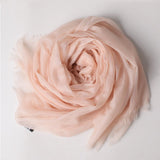 Featherlight Cashmere Scarf Women Cashmere Shawl Cashmere Wrap Pashminas Travel Wrap Blush XL