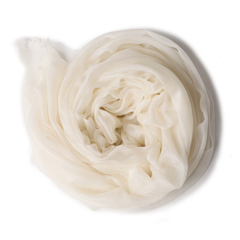 Featherlight Cashmere Scarf Women Cashmere Shawl Cashmere Wrap Pashminas Travel Wrap Ivory XL