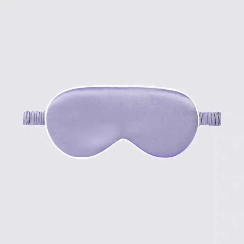 Kids Pure Silk Eye Mask Trim Silk Sleep Eye Mask for Baby Toddler Lavender S