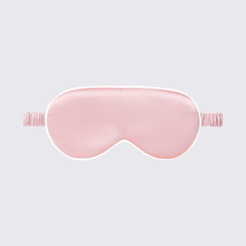 Kids Pure Silk Eye Mask Trim Silk Sleep Eye Mask for Baby Toddler Pink S