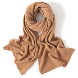 Premium Cashmere Scarf Long Pure Cashmere Winter Scarf Camel L