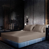 Luxury 100% Silk Bedding 22 Momme 1 Pcs Silk Fitted Sheet Dark Teal Twin (39"x75"+16")