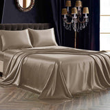 Luxury 100% Silk Bedding 22 Momme Mulberry 1 Pcs Silk Flat Sheet Dark Teal Twin (66"x96")