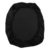 Luxury 100% Silk Bedding 25 Momme 1 Pcs Silk Fitted Sheet Black Twin (39"x75"+16")