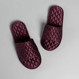 Luxury Silk Slippers For Women Soft home Slippers Travel Slippers Pink M