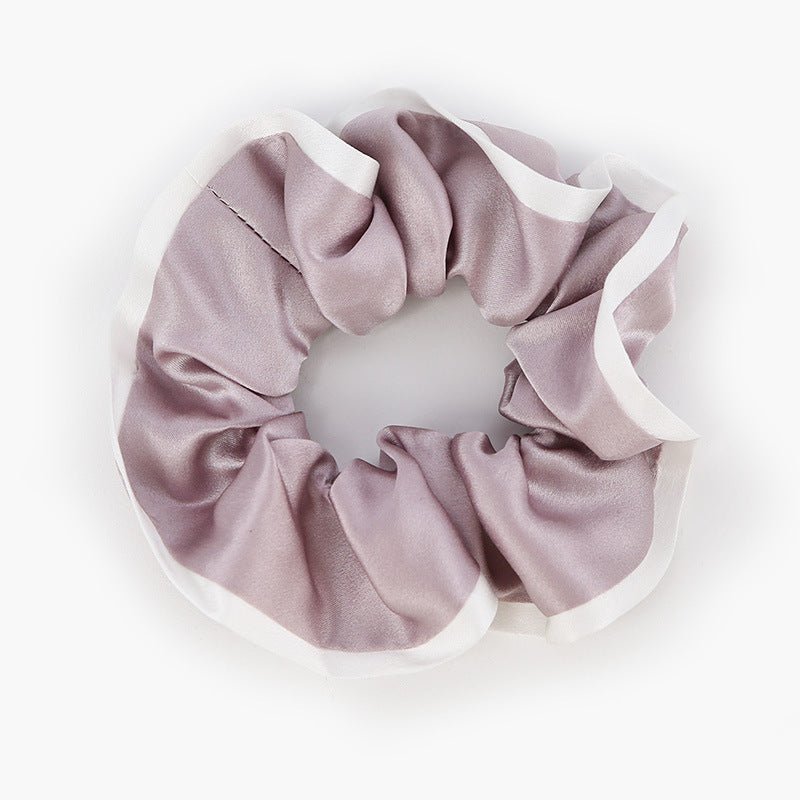 Muberry Silk Hair Scrunchies For Women Plum M