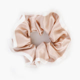 Muberry Silk Hair Scrunchies For Women Apricot M