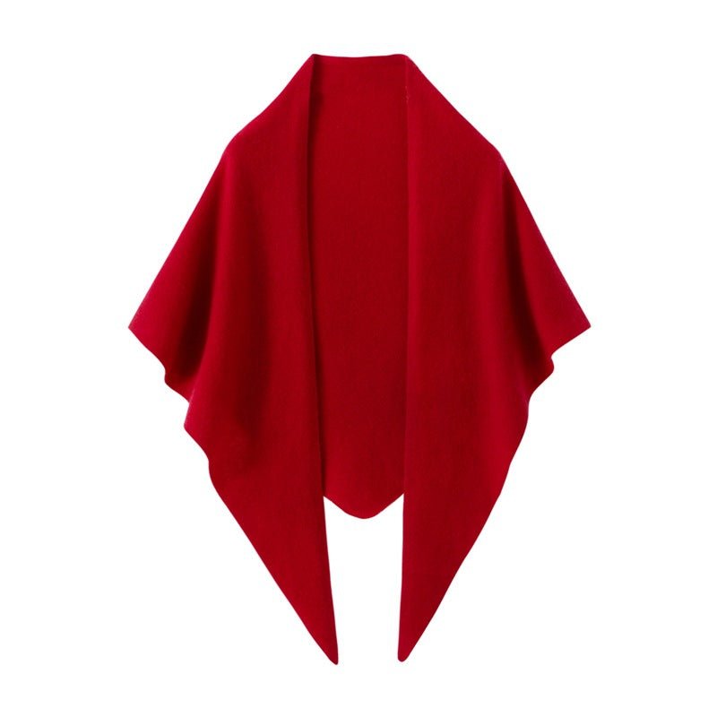 Cashmere Bandana Cashmere Shawl Cashmere Triangle Scarf Cashmere Evening Wrap Claret M