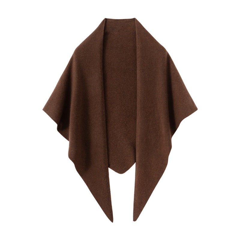 Cashmere Bandana Cashmere Shawl Cashmere Triangle Scarf Cashmere Evening Wrap Coffee M