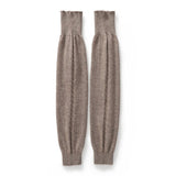 Unisex Soft Pure Cashmere Leg Warmers Knee Warmer Ultimate Comfort Taupe M