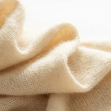 Lightweight Cashmere Infinity Scarf Warm Pure Neck Gaiter Beige M