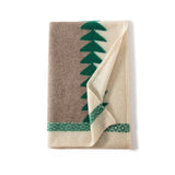 Pure Cashmere Scarf Long Shawl And Wraps Special Christmas Scarves Taupe L