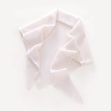 Pure Cashmere Triangle Neck Scarf Cashmere Knit Wrap Cashmere Bandana Ivory M