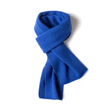 Unisex Short Cashmere Scarf Multi Colors Cashmere Neck Warmer Klein Blue M