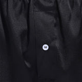 Luxurious Silk Boxers For Men Silk Short Pants Underwear Black XS