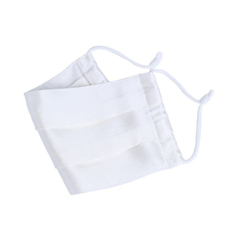 Silk Masks For Women Silk Adjustable Sensitive Skin Face Mask M Ivory