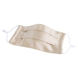 Silk Masks For Women Silk Adjustable Sensitive Skin Face Mask M Black