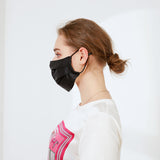 Silk Masks For Women Silk Adjustable Sensitive Skin Face Mask M Black