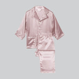 Silk Pajama Set For Kids' Gifts Silk Sleepwear For Kids Rosy Pink XS