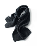 Cashmere Scarf For Couple Ribbed Knit Cashmere Neck Scarf Fall Winter Gray L