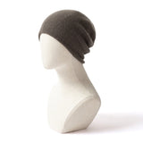 Unisex Seamless Cashmere Slouchy Beanie Cashmere Ski Cap Hat Gray M