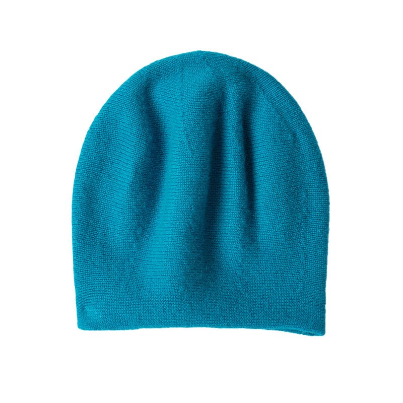 Unisex Seamless Cashmere Slouchy Beanie Cashmere Ski Cap Hat Beige M
