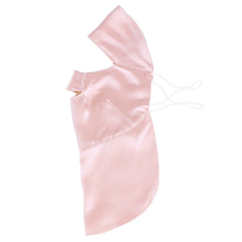 Women Silk Face Masks Breathable Full Sunburn Protection Silk Masks Pink M