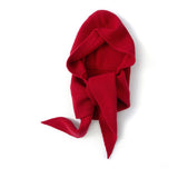 Womens Cashmere Balaclava Cashmere Hooded Scarf Cozy Knit Winter Wrap Claret M