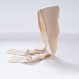 Womens Cashmere Hooded Wrap with Ties Pure Cashmere Warmer Cashmere Balaclava Beige M
