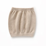 Womens Pure Cashmere Knit Belly Warmer Cashmere Belly Wrap for Winter Beige M