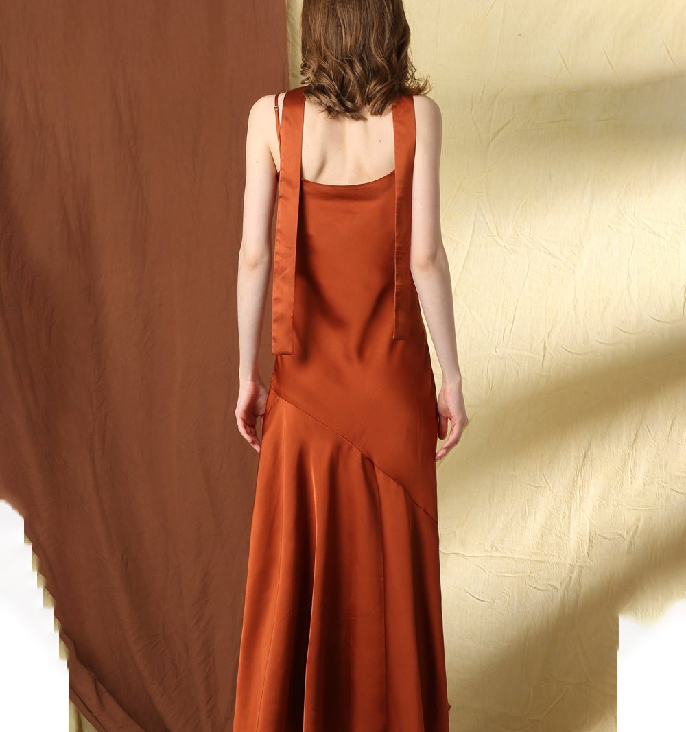 Womens Silk Slip Dress Silk Long Dress Silk Wedding Prom Dresses Dark Teal XS